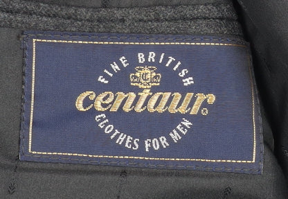 Centaur Men's Grey Wool Blazer, Size 40, Formal Jacket