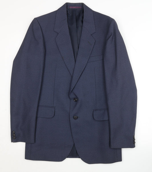 Mens UK Size 38 Centaur Regular Blue Suit Jacket