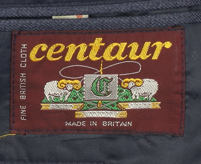 Mens UK Size 38 Centaur Regular Blue Suit Jacket