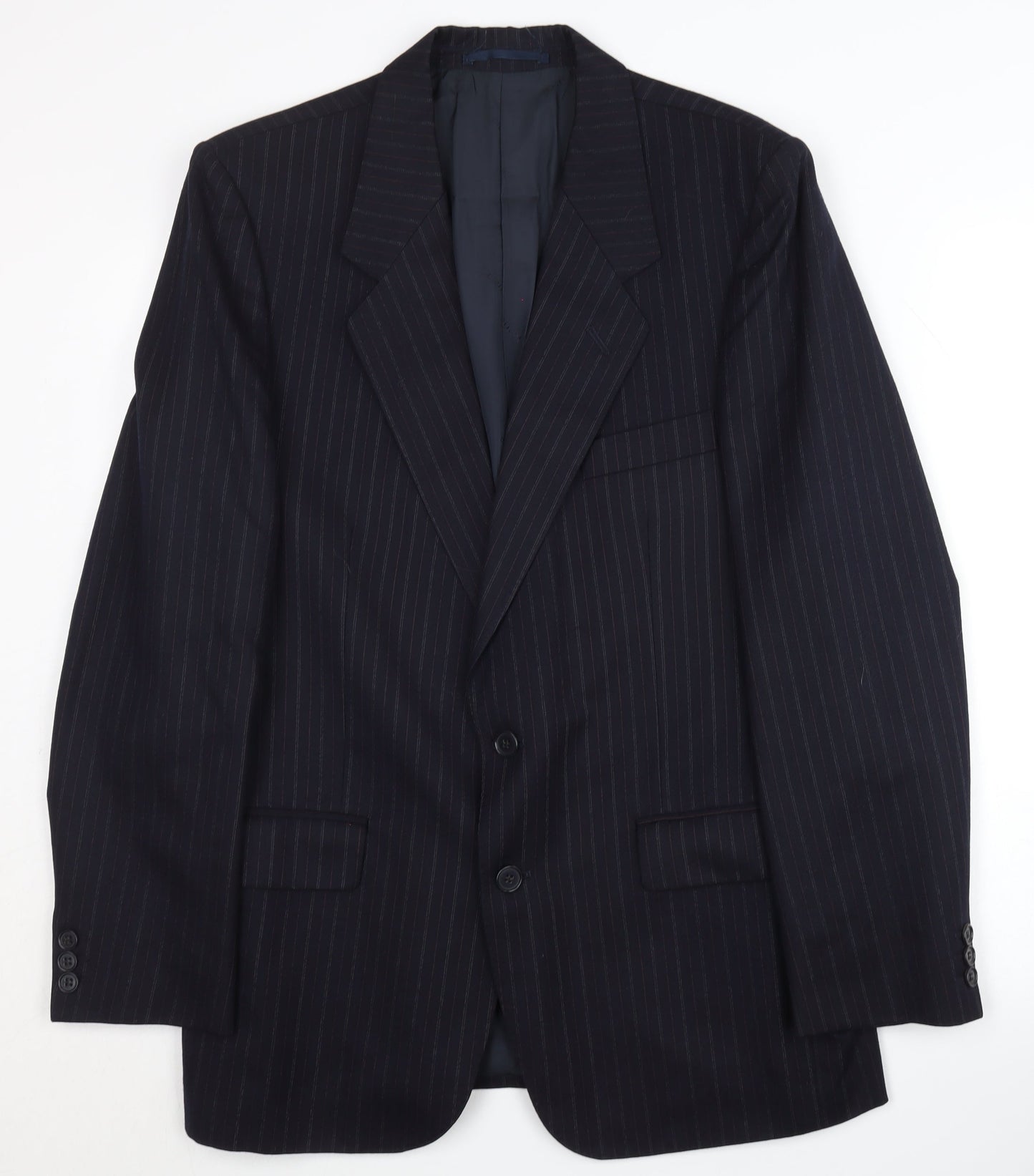 Pierre Cardin Men's Blue Striped Blazer Jacket 42