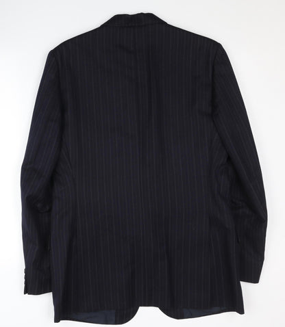 Pierre Cardin Men's Blue Striped Blazer Jacket 42