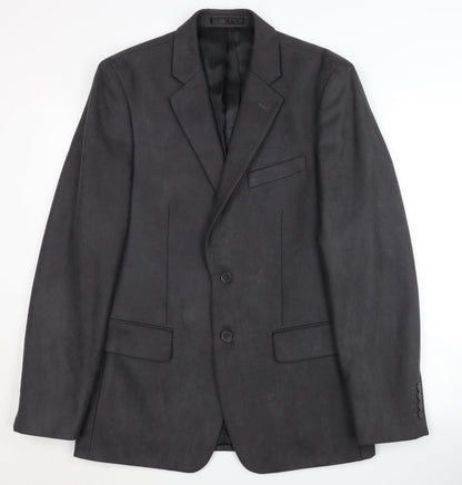 Mens UK Size 40 Jeff Banks Regular Grey Suit Jacket