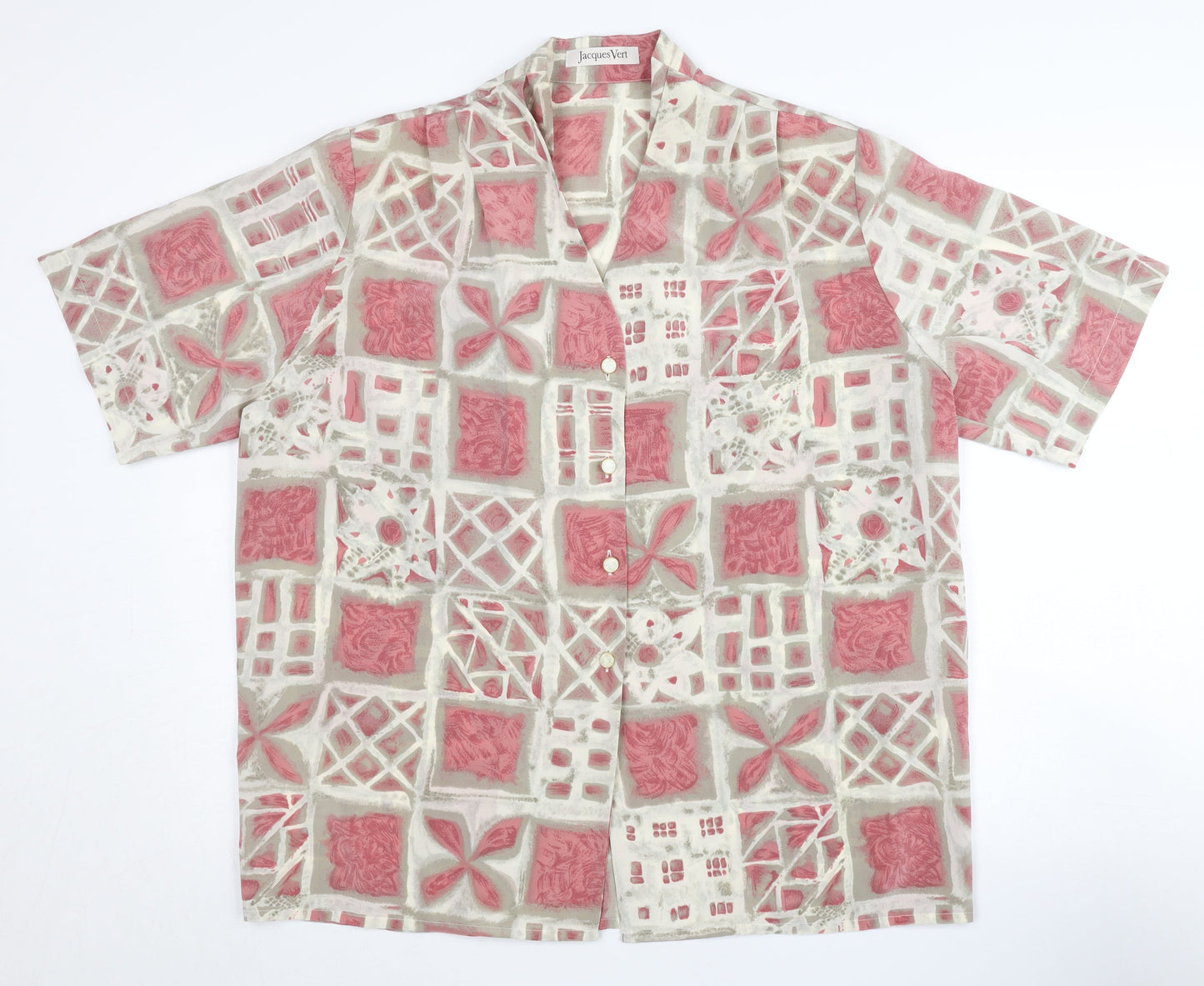 Jacques Vert Women's Multicoloured Geometric Blouse