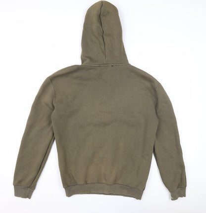 Mens UK Size XS Firetrap Green Pullover Hoodie