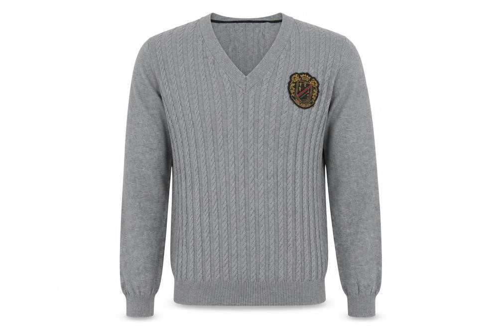 Mens UK Size M JACK & JONES Grey Pullover Jumper