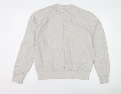 Geographic Side Men's Grey Graphic City Sweatshirt L