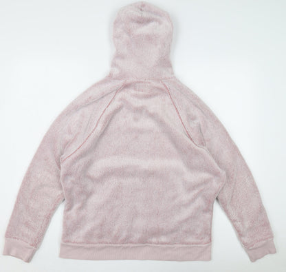 Hollister Women's Pink XS Fleece Lounge Hoodie