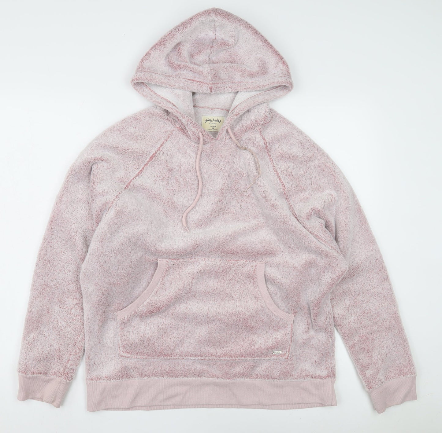 Hollister Women's Pink XS Fleece Lounge Hoodie