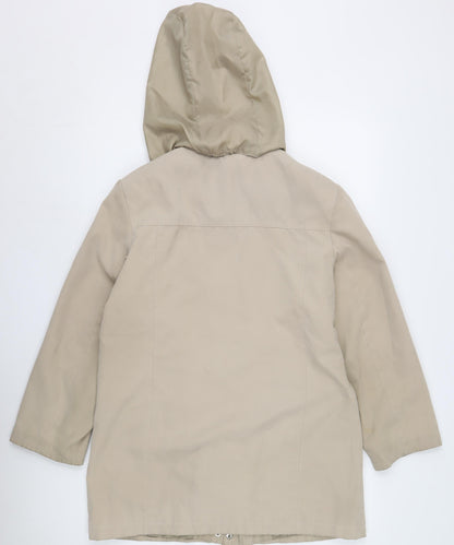 Womens UK Size 12 EWM Beige Parka Coat
