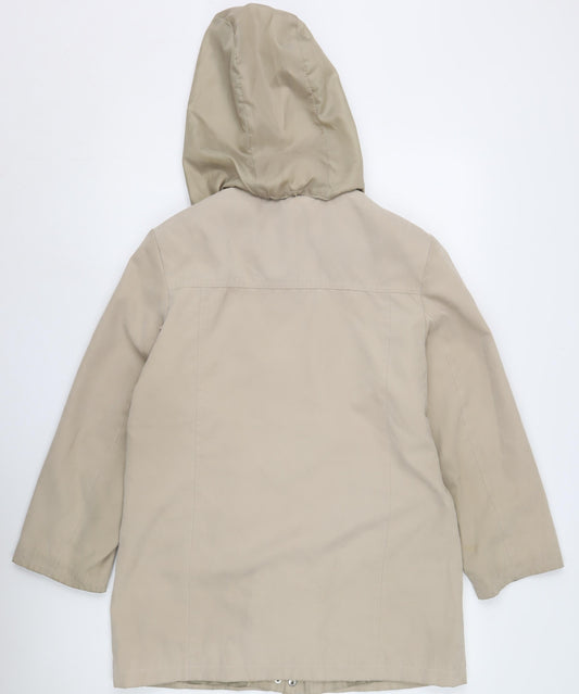 Womens UK Size 12 EWM Beige Parka Coat