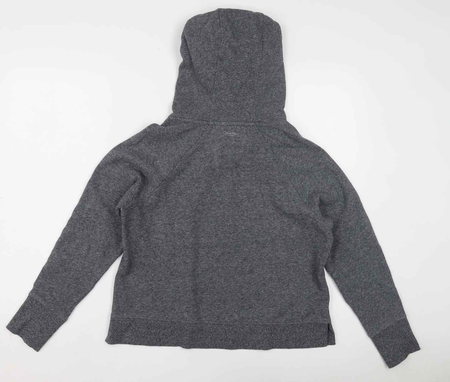 Womens UK Size M Calvin Klein Grey Pullover Hoodie