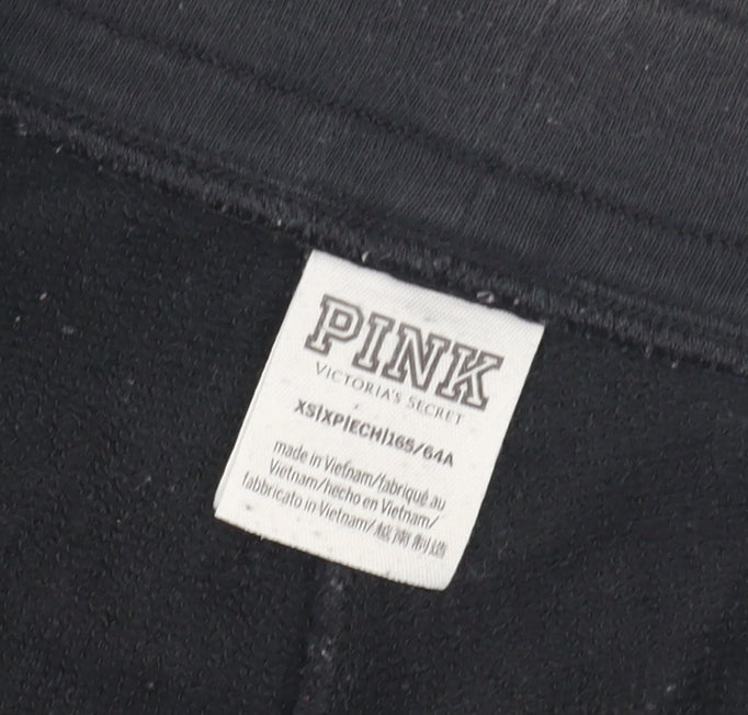 Pink Women's Black XS Jogger Trousers