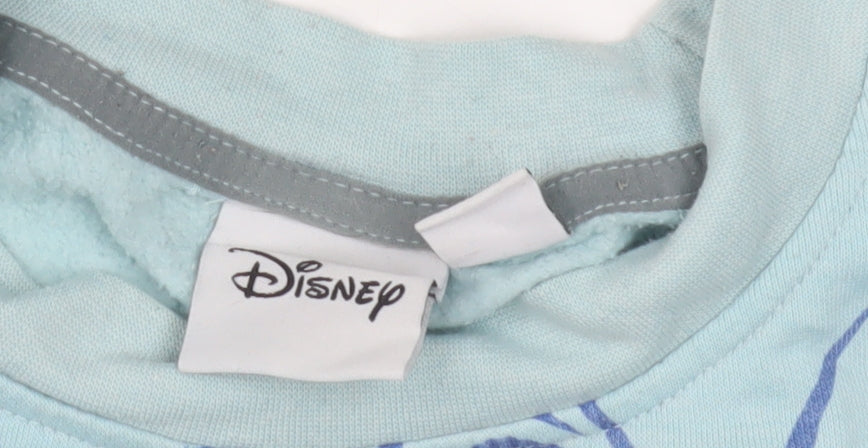 Womens UK Size M Disney Blue Pullover Sweatshirt
