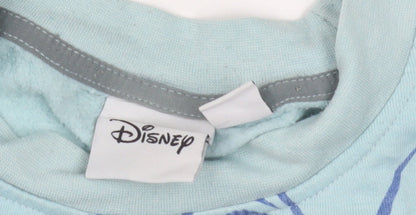 Womens UK Size M Disney Blue Pullover Sweatshirt