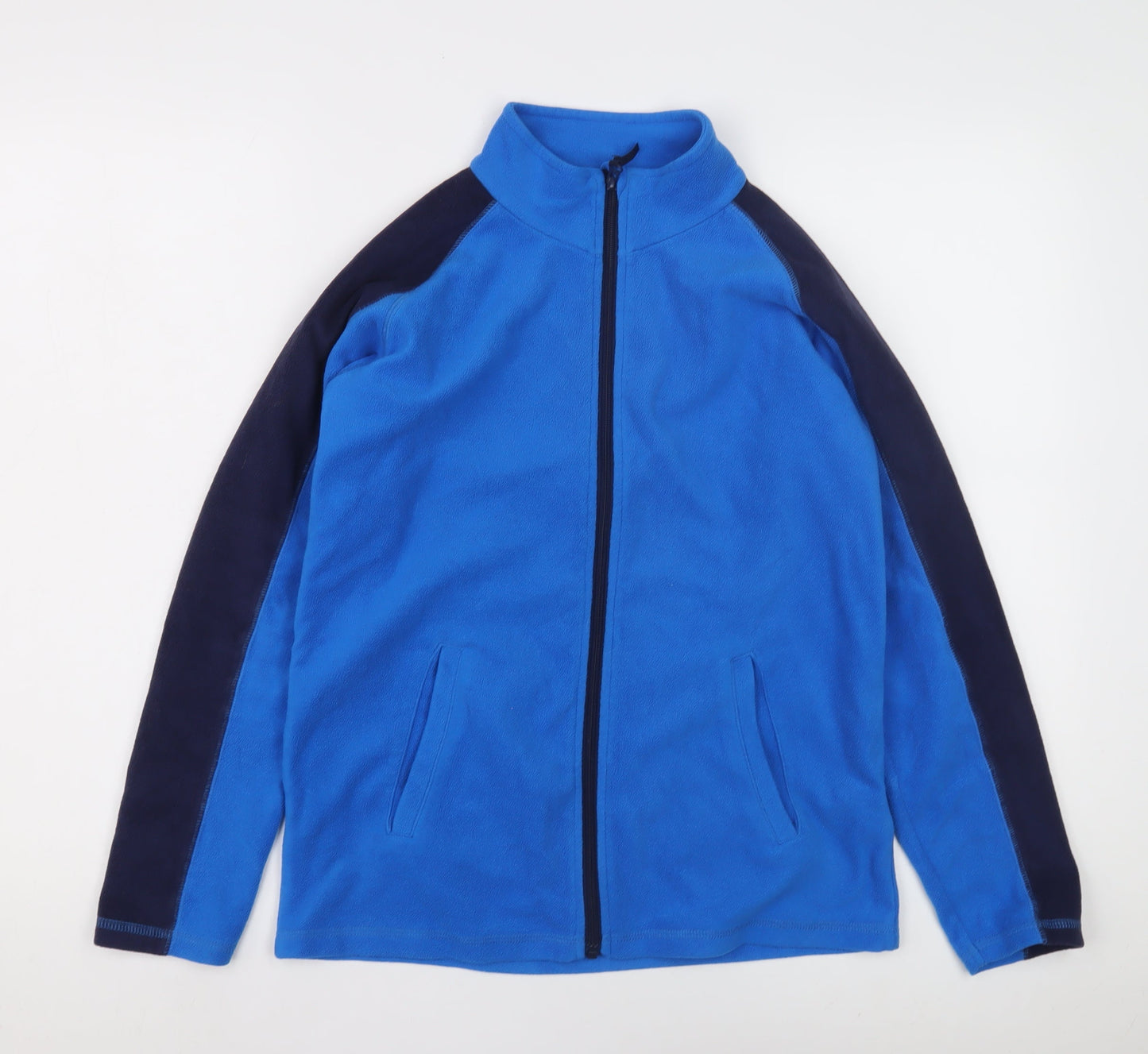 Mountain Warehouse Boys' Blue Fleece Track Jacket 13 Years