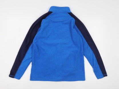 Mountain Warehouse Boys' Blue Fleece Track Jacket 13 Years