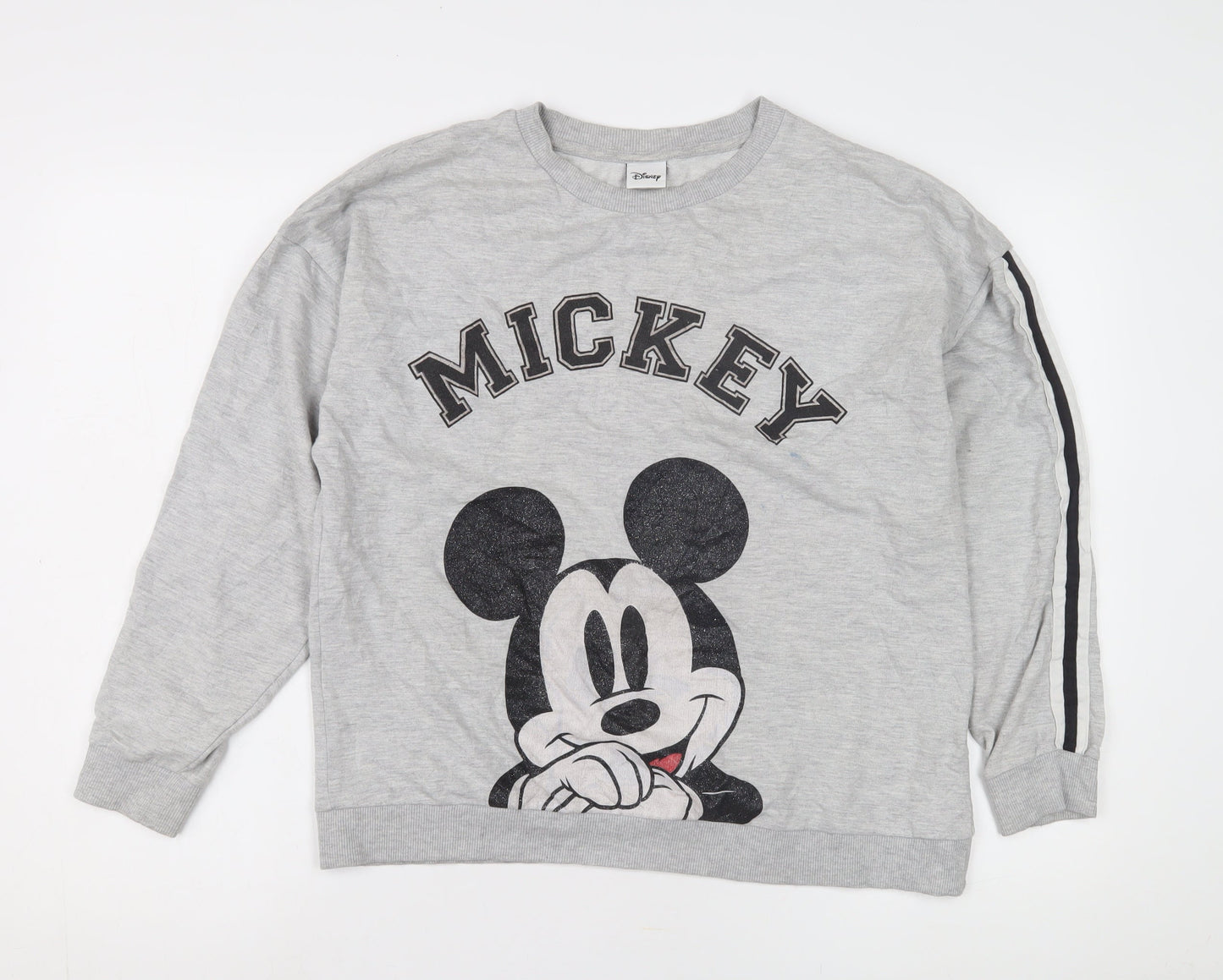 Unisex Adults UK Size 14 Disney Grey Basic T-Shirt