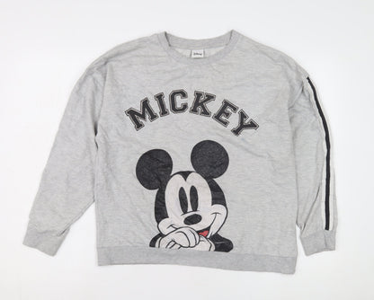 Unisex Adults UK Size 14 Disney Grey Basic T-Shirt