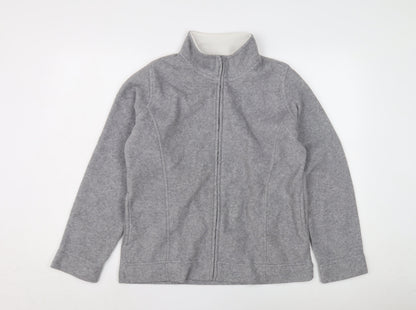 Isle Women's Grey Mid-Length Basic Jacket M