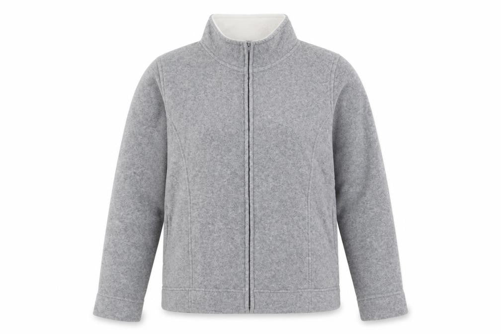 Isle Women's Grey Mid-Length Basic Jacket M