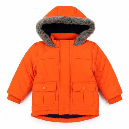 Marks and Spencer Orange Puffer Jacket Unisex 9-12M