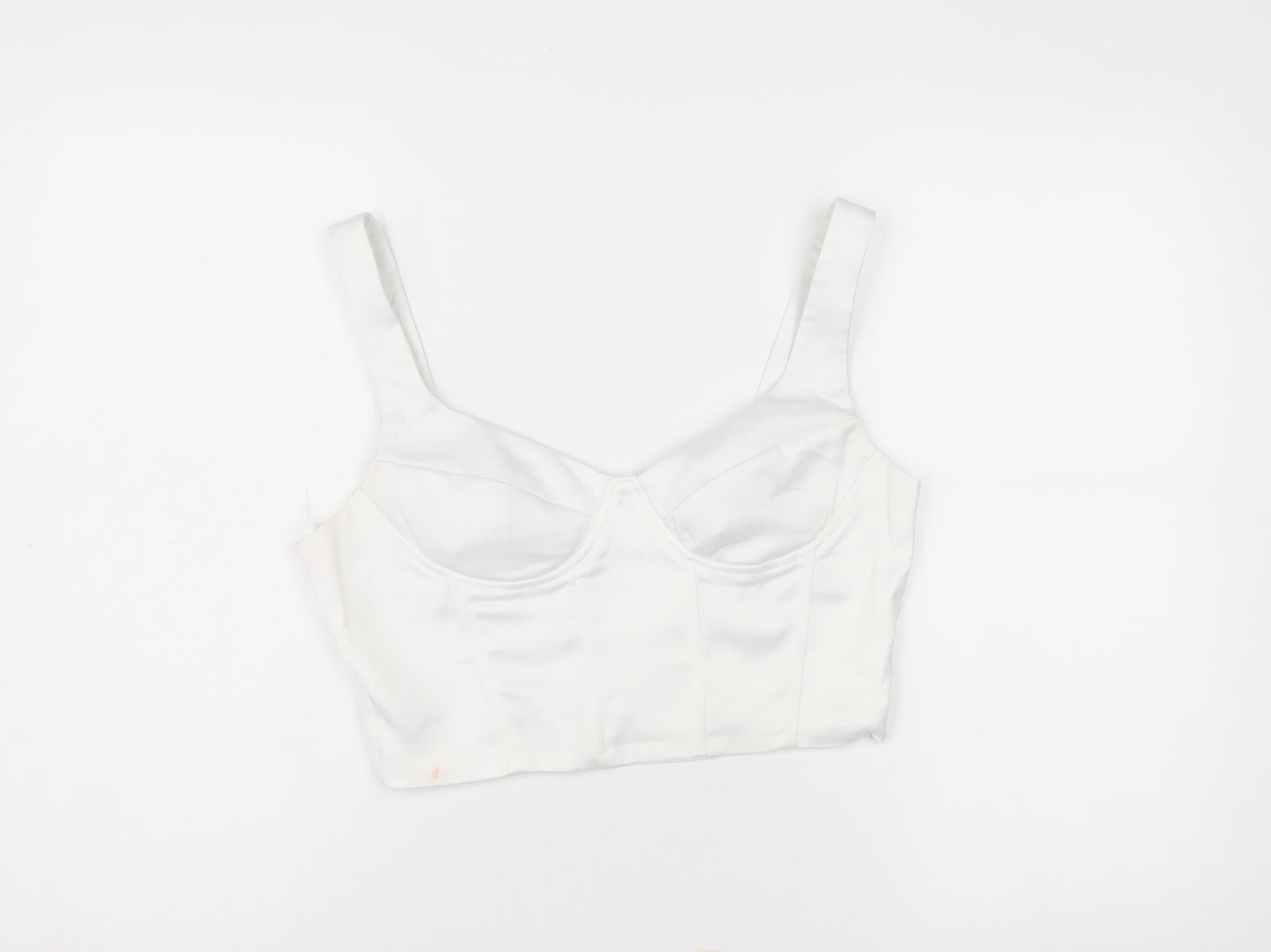 Womens UK Size 12 I SAW IT FIRST White Cropped
