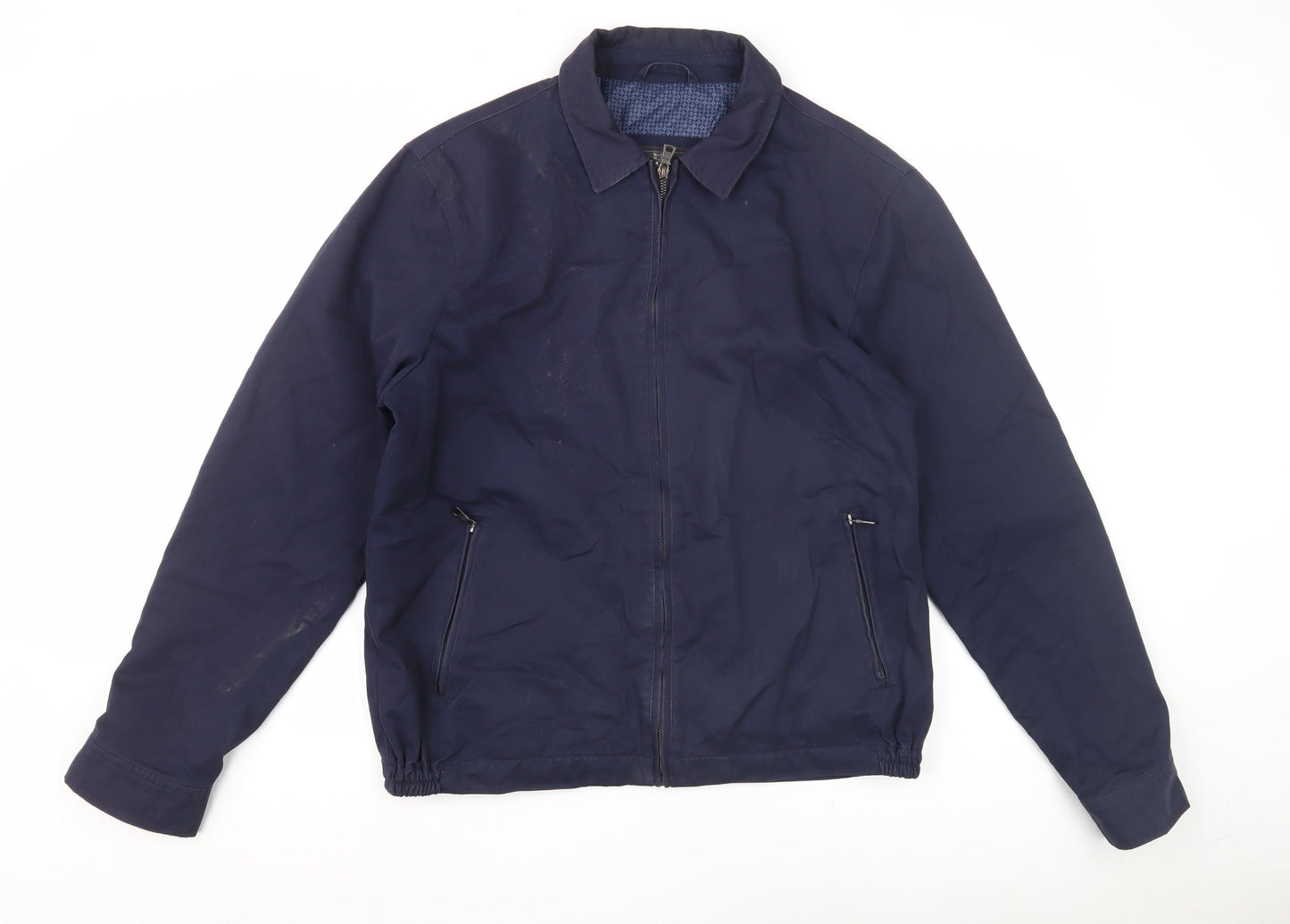 Mens UK Size M Marks and Spencer Blue Basic Jacket