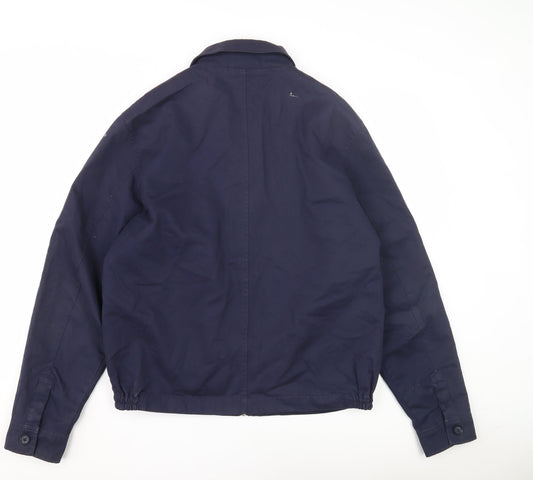 Mens UK Size M Marks and Spencer Blue Basic Jacket