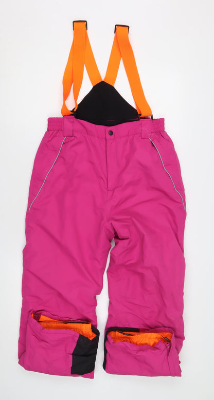 Crane Teens Pink Insulated Ski Trousers 16