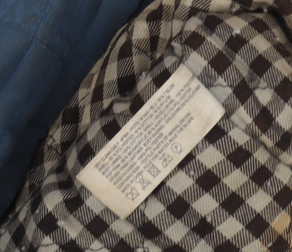 FatFace Women's Blue Hooded Puffer Coat Size 10