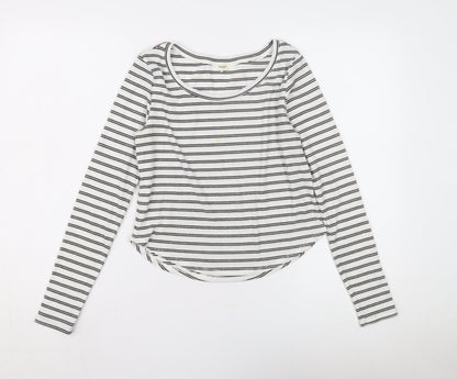 Womens UK Size S Garage White Basic T-Shirt