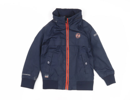 Regatta Boys Blue Bomber Jacket 5-6 Years Zip Casual