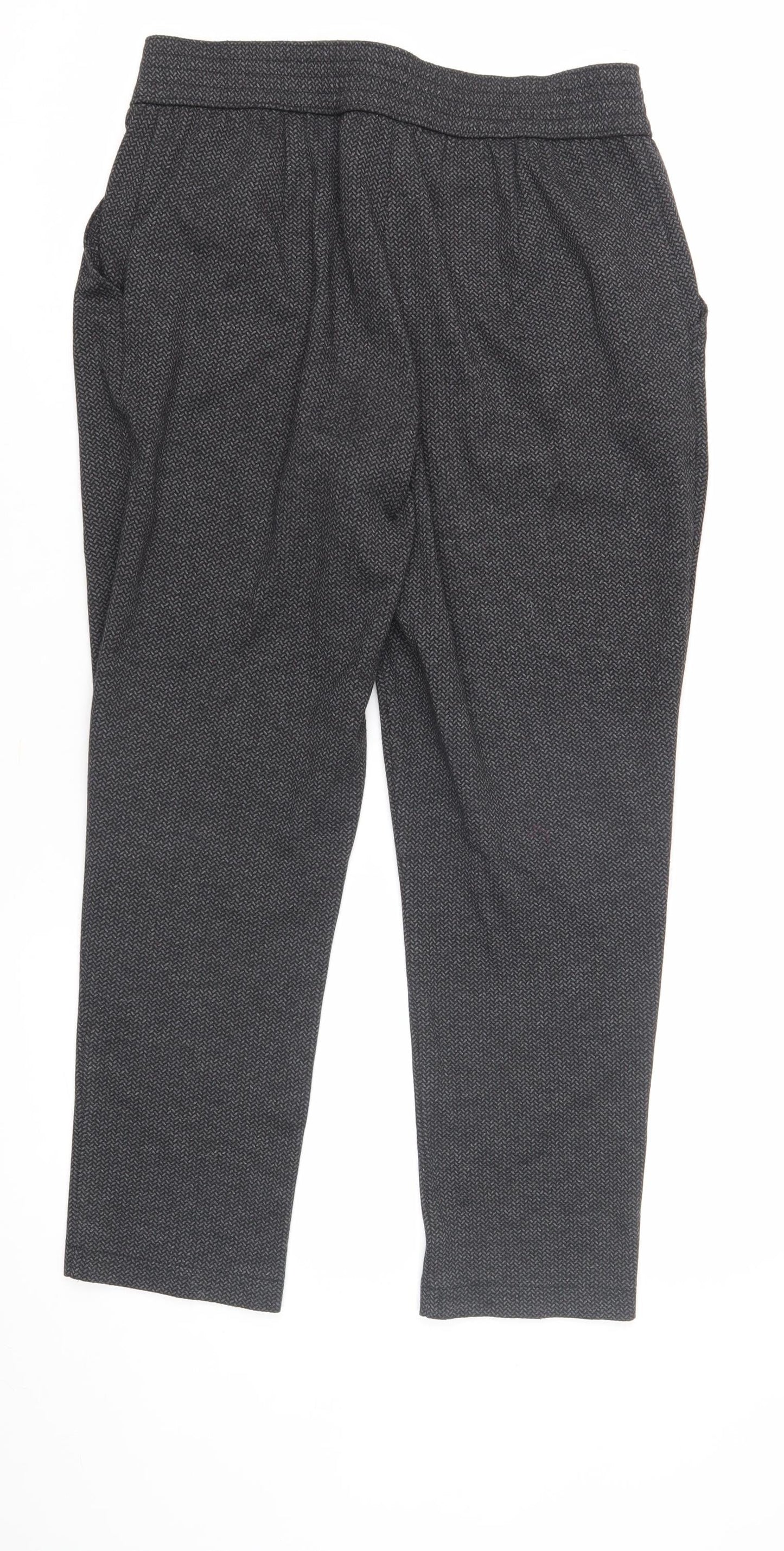 Womens UK Size 12 Bonmarché   Black Trousers