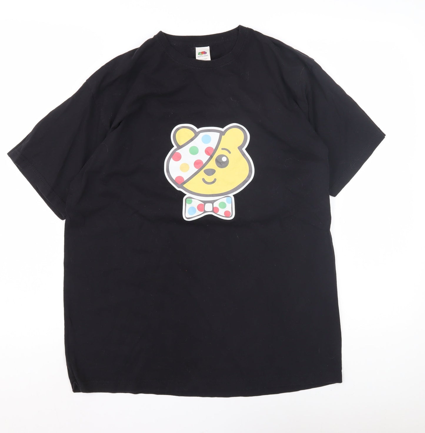 Teens UK Size 14 No Data Black Basic T-Shirt