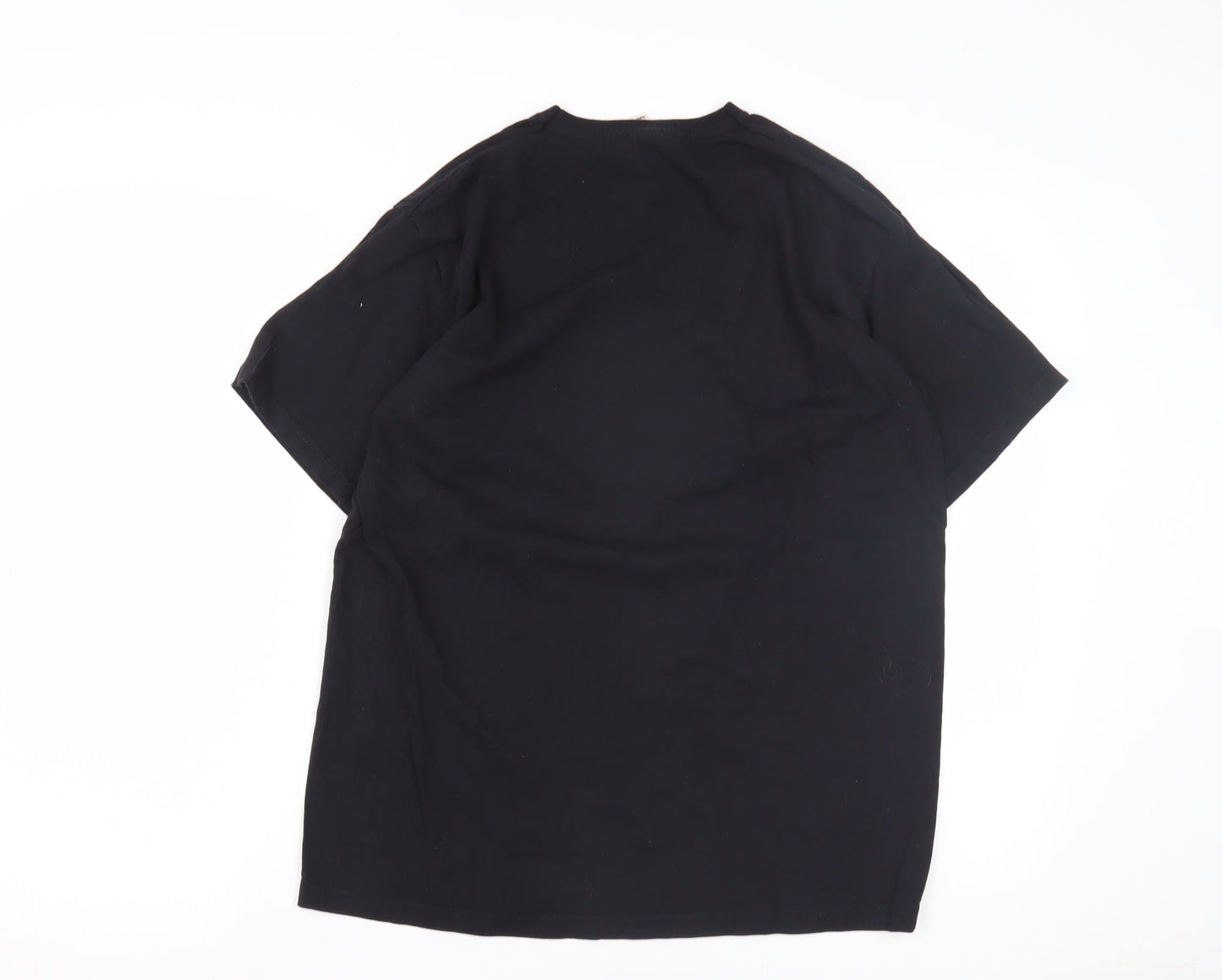 Teens UK Size 14 No Data Black Basic T-Shirt