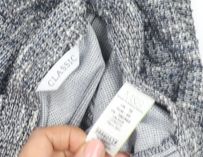 Marks and Spencer Women's Grey A-Line Midi Skirt