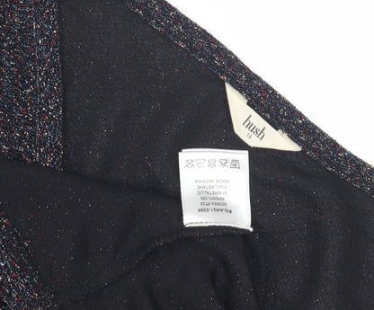 Hush Women's Multicoloured V-Neck Top Size 14