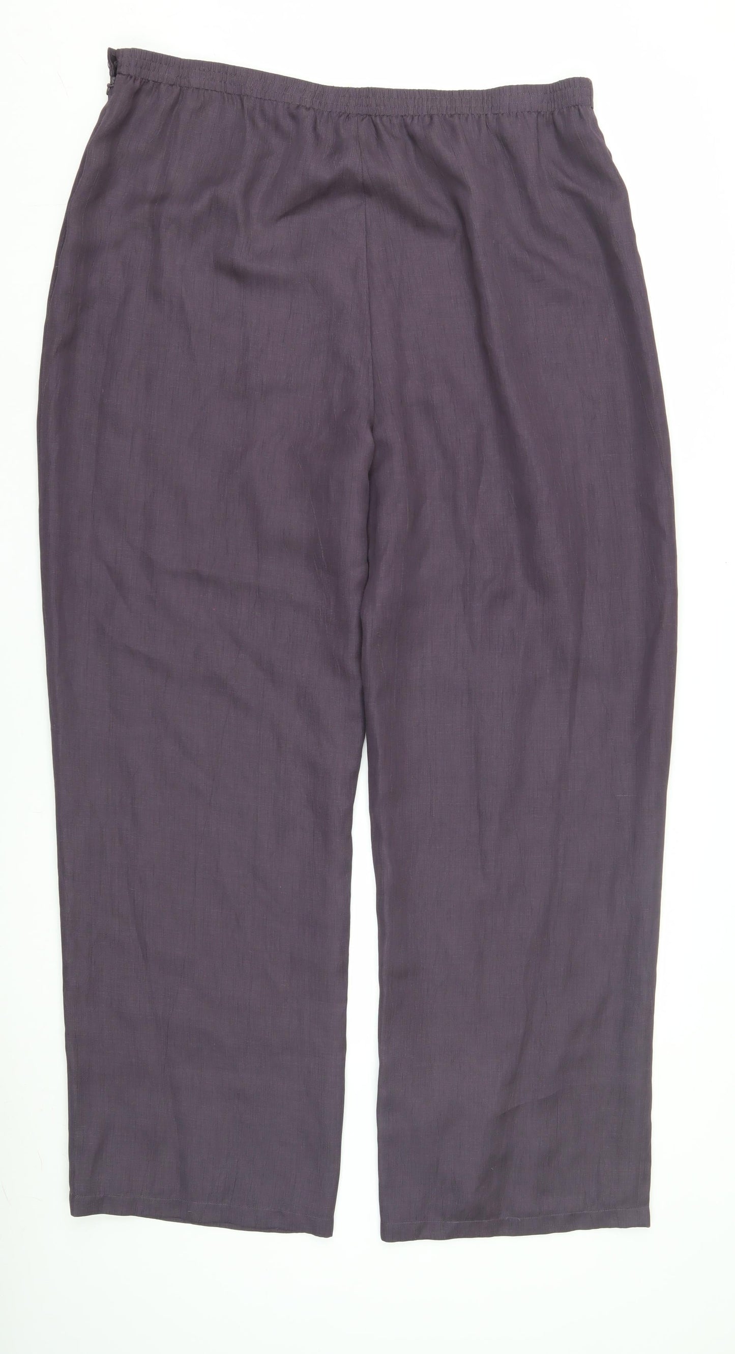 Womens UK Size 18 Windsmoor Regular Fit  Purple Trousers