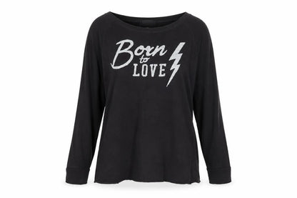 Jessy Women's Black Long Sleeve T-Shirt Size M