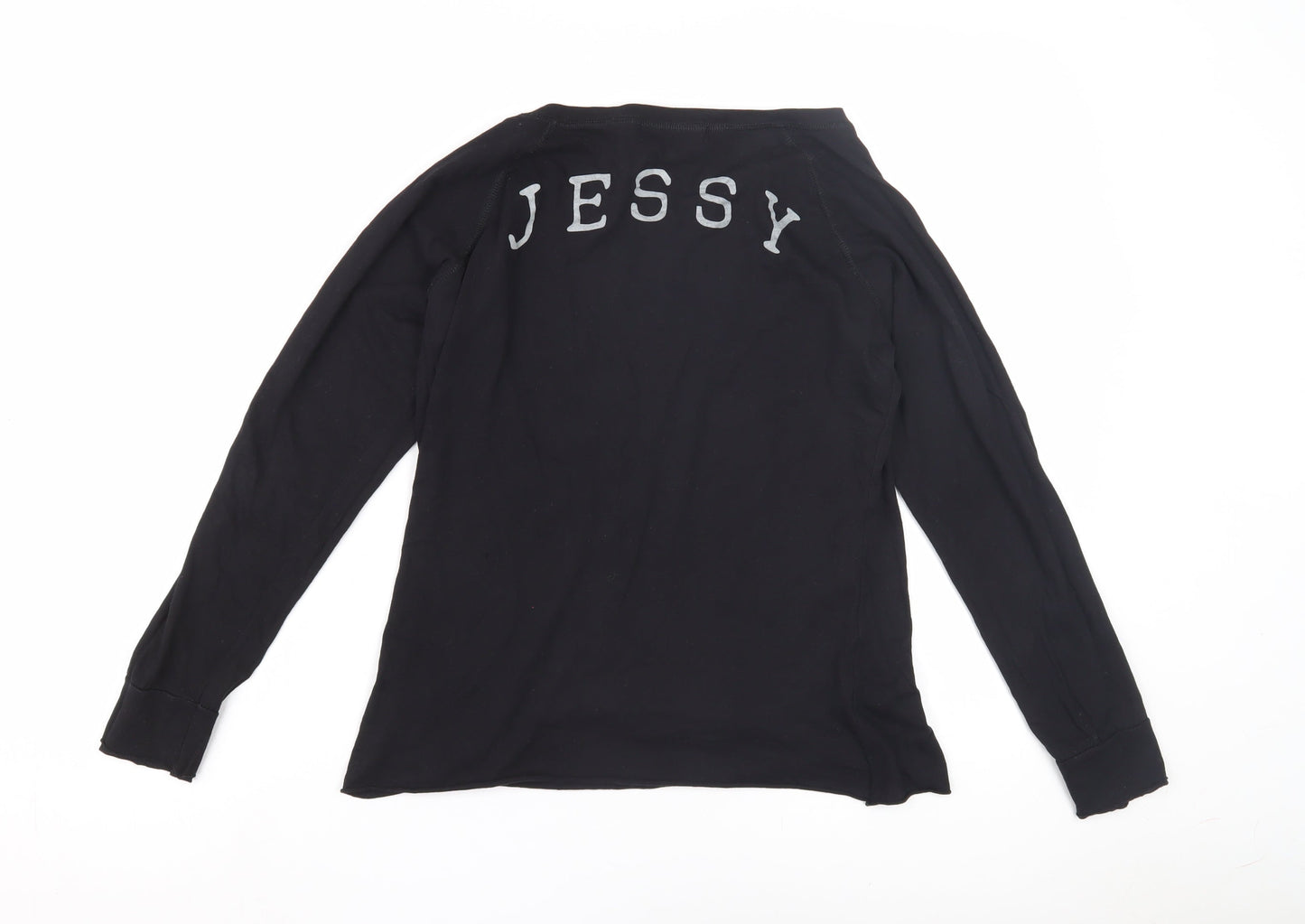 Jessy Women's Black Long Sleeve T-Shirt Size M
