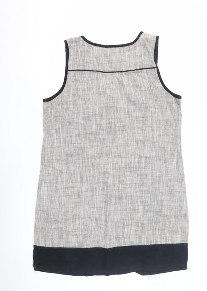 Mesee Women's Grey Sleeveless Dress Size 14