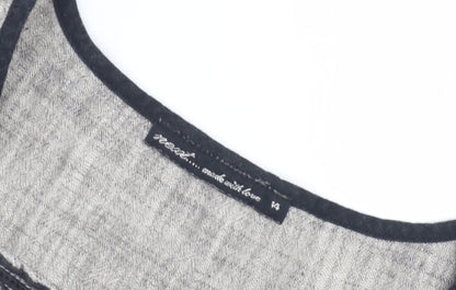 Mesee Women's Grey Sleeveless Dress Size 14