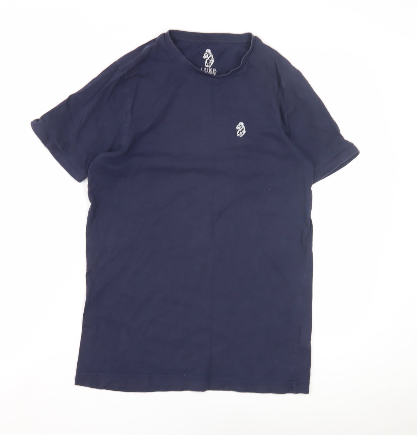 Luke Sport Men's Blue T-Shirt, Size S, Crew Neck