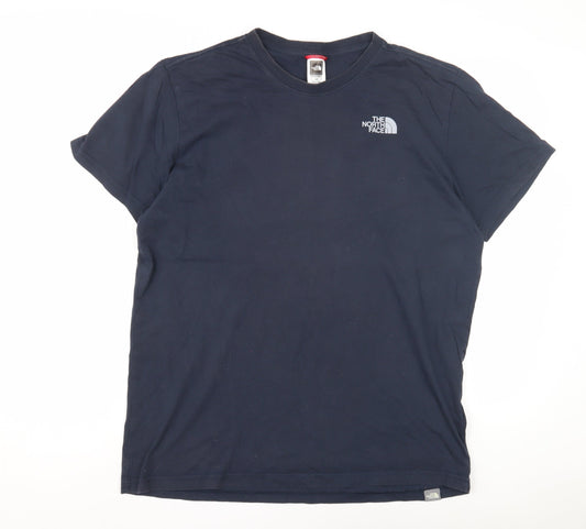 The North Face Men's Blue Crew Neck T-Shirt - Size L