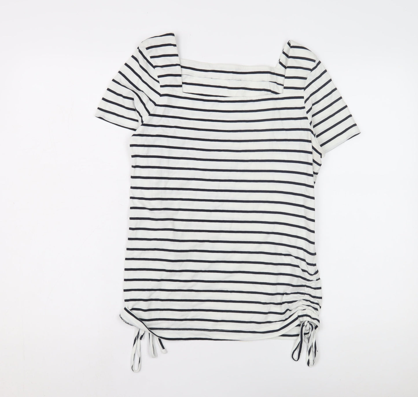 Womens UK Size 10 NEXT White Basic T-Shirt