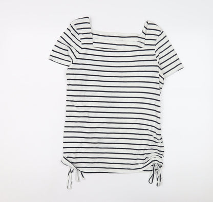 Womens UK Size 10 NEXT White Basic T-Shirt