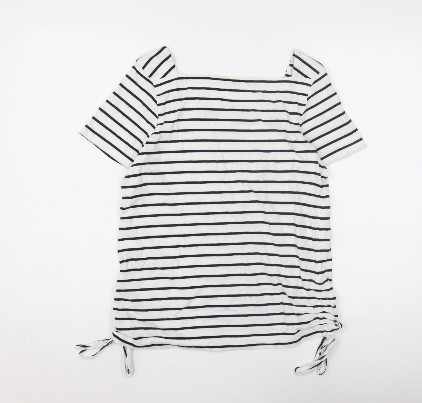 Womens UK Size 10 NEXT White Basic T-Shirt