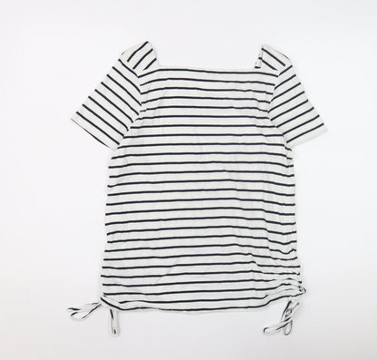 Womens UK Size 10 NEXT White Basic T-Shirt