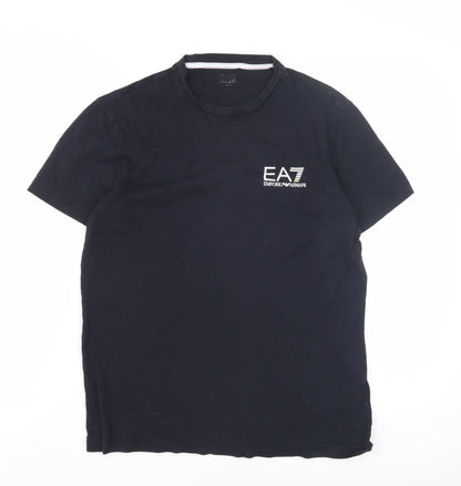 Mens UK Size M Emporio Armani Black  T-Shirt