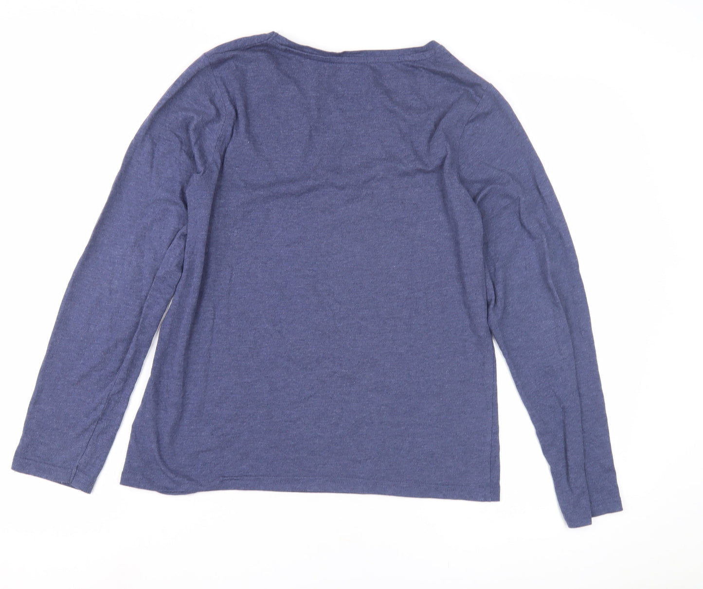 Disney Women's Blue Pyjama Top XS Long Sleeve